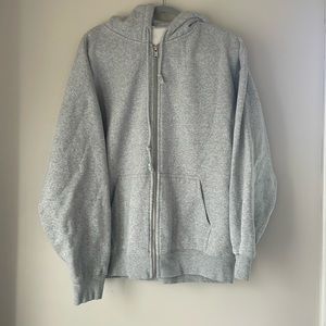 Brandy Melville oversized full zip sweatshirt
